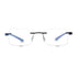 Sirts Rectangular Matte Black Blue EP2518 (Including Anti-Glare Lens)